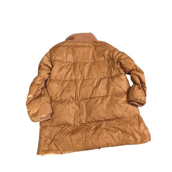 Tuckernuck Copper Reagan Ruffle Down Winter Jacket Womens Size Large - Picture 4 of 14